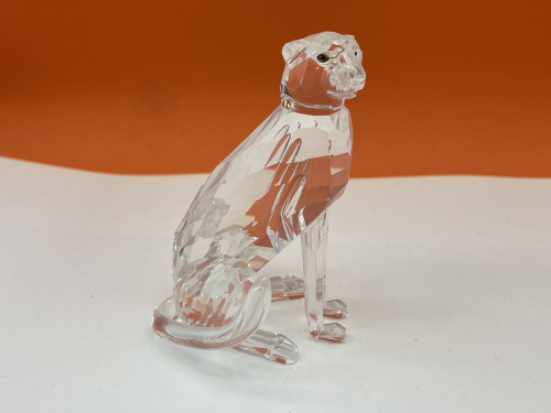 Swarovski Figurine 183225 Cheetah, 9.5 cm. Top condition. | eBay