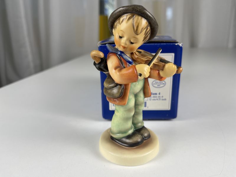 Figurine Hummel N°4 'Geigerlein' - 13 Cm - Excellent État - Marque Bumblebee